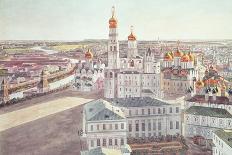 Panorama of Moscow, Detail of the Kremlin Cathedrals, 1819-Gadolle-Framed Giclee Print