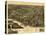 Gadsden, Alabama - Panoramic Map-Lantern Press-Stretched Canvas