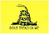 Gadsden Flag (Don't Tread On Me) Tea Party Historical Poster-null-Lamina Framed Poster