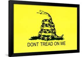 Gadsden Flag (Don't Tread On Me) Tea Party Historical-null-Framed Poster