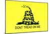 Gadsden Flag (Don't Tread On Me) Tea Party Historical-null-Mounted Poster