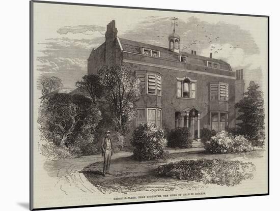 Gadshill-Place, Near Rochester, the Home of Charles Dickens-null-Mounted Giclee Print
