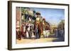 Gaekwar's State Elephants, Manipuri Bazaar, Bombay, India, C1924-null-Framed Giclee Print