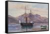 Gaeta: a Steam Frigate-Giacinto Gigante-Framed Stretched Canvas