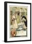 Gaetano Donizetti, Italian Composer, and a Scene from His Opera La Favorite-null-Framed Giclee Print