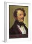 Gaetano Donizetti Italian Opera Composer-Eichhorn-Framed Art Print