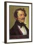 Gaetano Donizetti Italian Opera Composer-Eichhorn-Framed Art Print