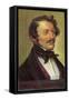 Gaetano Donizetti Italian Opera Composer-Eichhorn-Framed Stretched Canvas