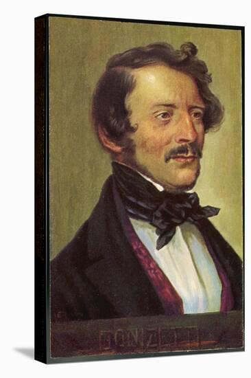 Gaetano Donizetti Italian Opera Composer-Eichhorn-Stretched Canvas