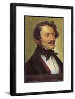 Gaetano Donizetti Italian Opera Composer-Eichhorn-Framed Art Print