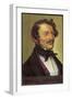 Gaetano Donizetti Italian Opera Composer-Eichhorn-Framed Art Print