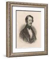 Gaetano Donizetti Italian Opera Composer-null-Framed Art Print