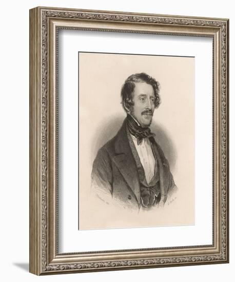 Gaetano Donizetti Italian Opera Composer-null-Framed Art Print