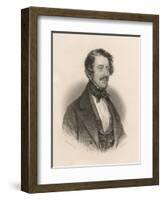 Gaetano Donizetti Italian Opera Composer-null-Framed Art Print