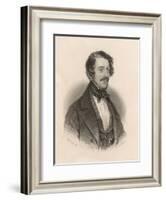 Gaetano Donizetti Italian Opera Composer-null-Framed Art Print