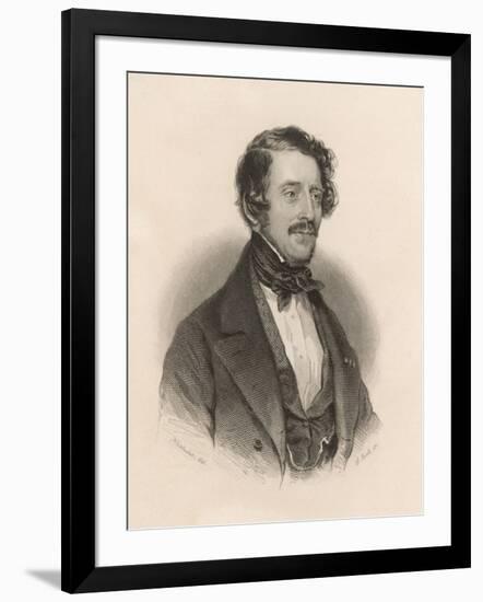 Gaetano Donizetti Italian Opera Composer-null-Framed Art Print
