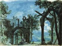 Set Design by Tancredi Liverani for Fourth Act of Opera Lucia Di Lammermoor-Gaetano Donizetti-Giclee Print