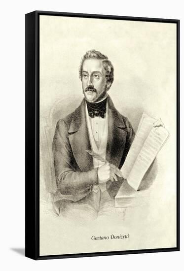 Gaetano Donizetti-null-Framed Stretched Canvas