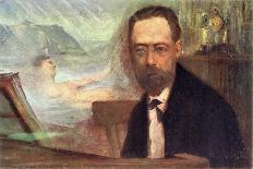 Bedrich Smetana composing at-Gaetano Esposito-Giclee Print