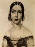Portrait of Fanny Goldberg, Soprano, Interpreter of Caterina Cornaro-Gaetano Gandolfi-Giclee Print