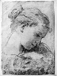 Study of a Girl's Head, 18th Century-Gaetano Gandolfi-Framed Giclee Print