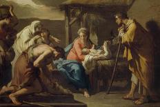 The Adoration of the Shepherds, Post 1798-Gaetano Gandolfi-Framed Stretched Canvas