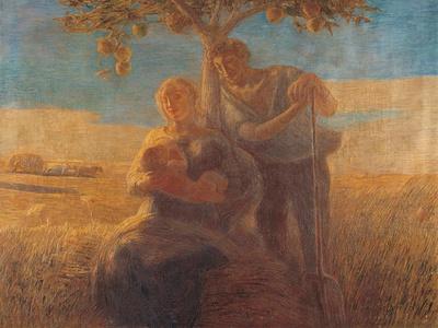 Georgica (Harvest Scene with Nursing Mother and Farmer Father)