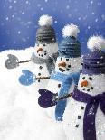 Snowmen in a Row-Gaetano-Photographic Print