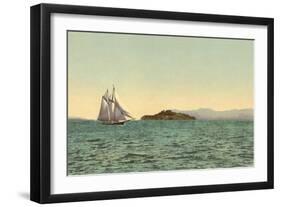 Gaff-Rigged Ketch-null-Framed Art Print