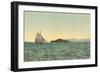 Gaff-Rigged Ketch-null-Framed Art Print