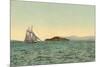 Gaff-Rigged Ketch-null-Mounted Premium Giclee Print