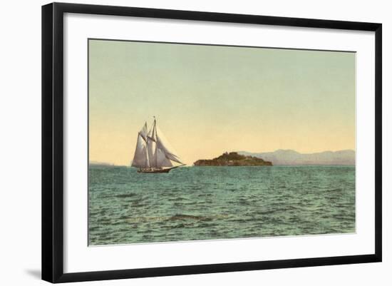 Gaff-Rigged Ketch-null-Framed Art Print