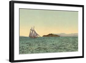 Gaff-Rigged Ketch-null-Framed Art Print