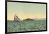 Gaff-Rigged Ketch-null-Framed Art Print