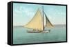 Gaff-Rigged Sailboat-null-Framed Stretched Canvas