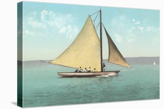 Gaff-Rigged Sailboat-null-Stretched Canvas