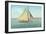 Gaff-Rigged Sailboat-null-Framed Art Print