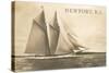 Gaff-Rigged Schooner, Newport, Rhode Island-null-Stretched Canvas