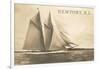 Gaff-Rigged Schooner, Newport, Rhode Island-null-Framed Art Print