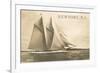 Gaff-Rigged Schooner, Newport, Rhode Island-null-Framed Premium Giclee Print