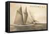 Gaff-Rigged Schooner, Newport, Rhode Island-null-Framed Stretched Canvas