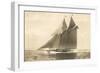 Gaff-Rigged Schooner-null-Framed Art Print