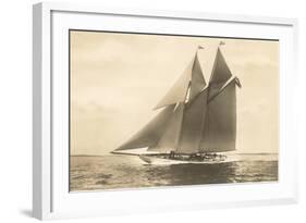 Gaff-Rigged Schooner-null-Framed Art Print