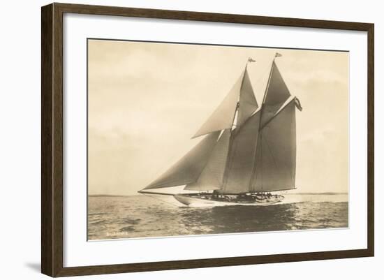 Gaff-Rigged Schooner-null-Framed Art Print