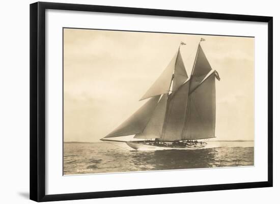 Gaff-Rigged Schooner-null-Framed Art Print