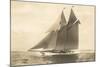 Gaff-Rigged Schooner-null-Mounted Art Print