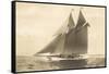 Gaff-Rigged Schooner-null-Framed Stretched Canvas