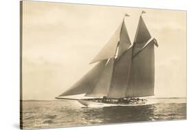 Gaff-Rigged Schooner-null-Stretched Canvas