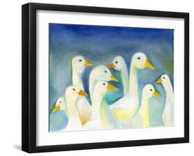 Gaggle, 2012-Nancy Moniz-Framed Giclee Print