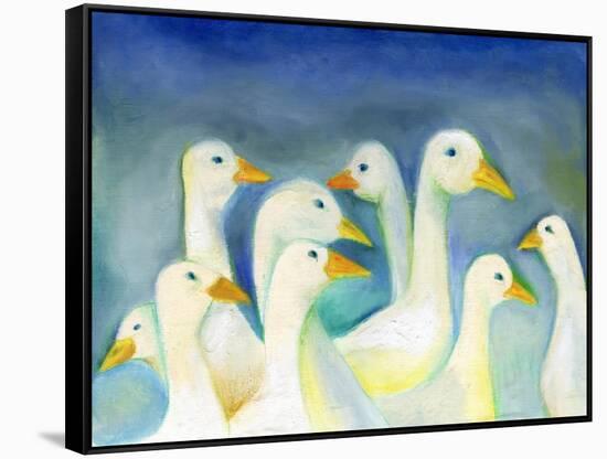 Gaggle, 2012-Nancy Moniz-Framed Stretched Canvas